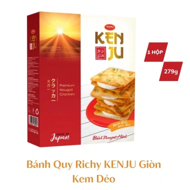 Bánh quy Richy KenJu 279g Giòn kem dẻo, vị ngọt thơm, giảm giá 45k, mua ngay 7