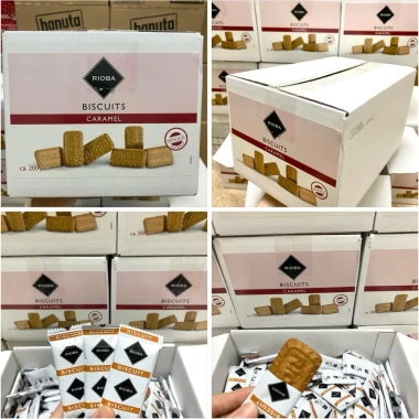 Bánh quy Rioba 1.2kg Hộp 200 cái - Hàng Đức, Giá ưu đãi 130.000 VND (Giá gốc 158.600 VND)