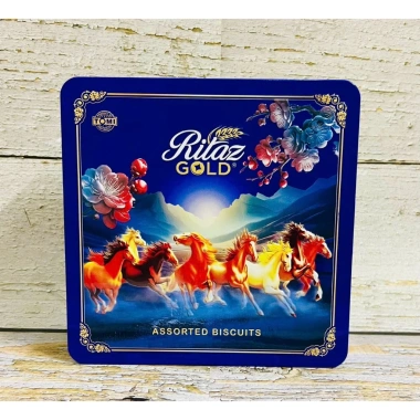 Bánh Quy Ritaz Gold Thập Cẩm Hình 8 Con Ngựa - Hộp Thiếc 180g Giá Ưu Đãi 76.720₫ 4