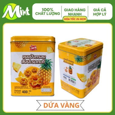Bánh Quy Siam Food Thái Lan Hộp Thiếc 350g Giảm tới 75.000đ, Vị Bánh Tết Ăn Vặt