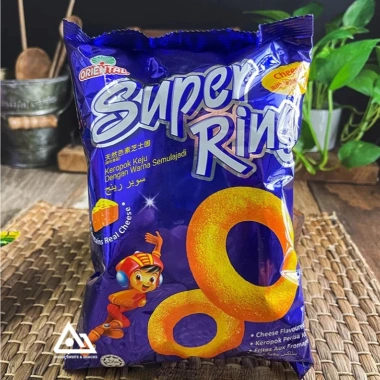 Bánh quy snack phô mai Super Ring 60g vỏ giòn, ăn vặt bổ sung dinh dưỡng cho bé - Nhập khẩu Malaysia 3
