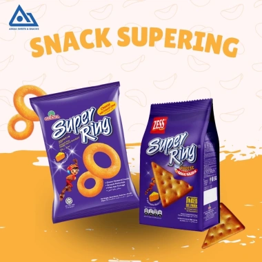 Bánh quy snack phô mai Super Ring 60g vỏ giòn, ăn vặt bổ sung dinh dưỡng cho bé - Nhập khẩu Malaysia 7