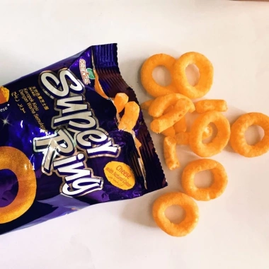 Bánh quy snack phô mai Super Ring 60g vỏ giòn, ăn vặt bổ sung dinh dưỡng cho bé - Nhập khẩu Malaysia 8