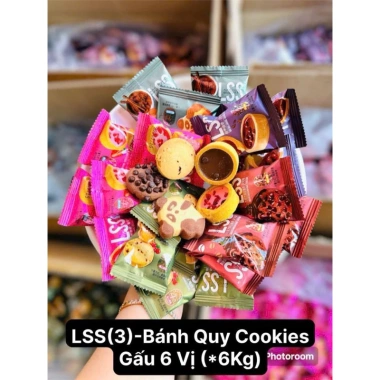 Bánh quy socola bơ sữa LSS nội địa trung mix 6 vị - ngon lạ, chỉ 35.000 VND 3
