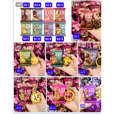 Bánh Quy Socola Mix LSS Giòn Xốp, Thơm Ngọt - Giá 75.000đ (Giảm từ 93.750đ), Thích Hợp Làm Bánh và Ăn Vặt Hàng Ngày