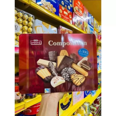 Bánh Quy Tổng Hợp Lambertz Composition 1kg Hộp Thiếc Sang Trọng – Hương Vị Tuyệt Hảo, Giá ưu đãi 639.866₫