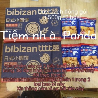 Bánh quy vị sữa và mặn kiểu Nhật BiBiZan 1kg - Giòn siêu ngon, giảm giá 125k 9