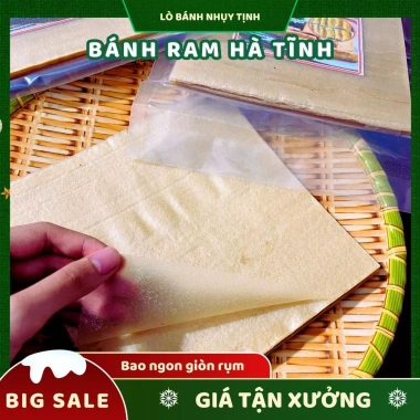 Bánh ram Hà Tĩnh 500g Vỏ ram Quyền Tịnh - Hảo hạng, ngon, hút chân không, chỉ 9.999 VND 5