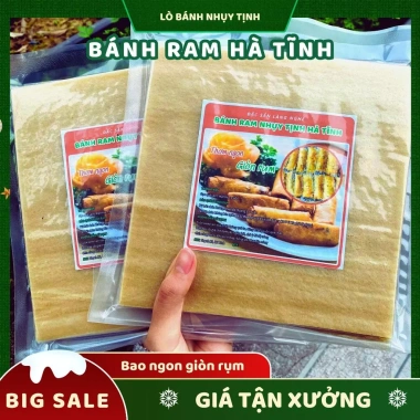 Bánh ram Hà Tĩnh 500g Vỏ ram Quyền Tịnh - Hảo hạng, ngon, hút chân không, chỉ 9.999 VND 6