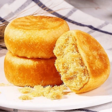 Bánh ruốc gà Thái Lan hộp 12 bánh - bánh pía nhân chà bông ngon, giá 70.000 VND