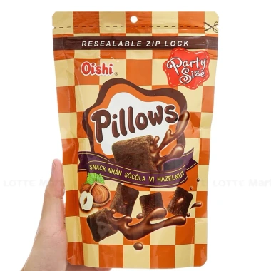 Bánh Snack PILLOWS Oishi 80g - Bánh gối nhân kem, túi zip, giảm còn 36.000 VND 4 Bánh Snack PILLOWS Oishi 80g - Bánh gối nhân kem, túi zip, giảm còn 36.000 VND 4