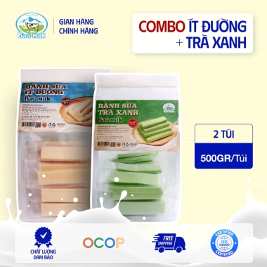 Bánh Sữa Ba Vì 1kg Combo 2 Túi Vị Xưa - Rẻ hơn 20k, Giá 70k, Thơm Ngon
