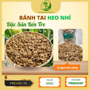 Bánh Tai Heo Nhí Giòn Béo Ít Đường - Đặc Sản Xứ Dừa Bến Tre, Giá 49,000 VND