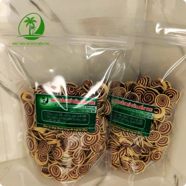 Bánh Tai Heo Nhí Giòn Béo Ít Đường - Đặc Sản Xứ Dừa Bến Tre, Giá 49,000 VND