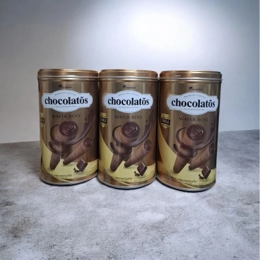 Bánh Tết Cuộn Chocolatos Đen 310gr Lon Thiếc - Indonesia, Giá chỉ 90.000₫