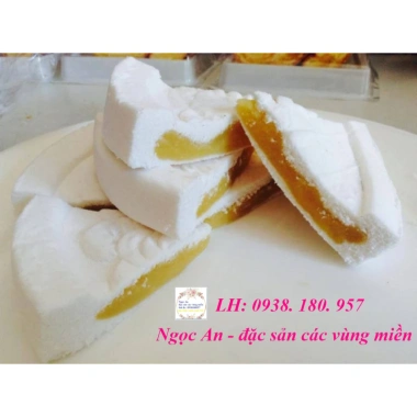 Bánh Tét Đặc Sản Trà Vinh Ngọc An - Nhân Đậu Xanh Sầu Riêng 400g Hộp 1 Cái