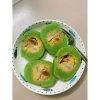Bánh Tét Trà Cuốn Đặc Sản Trà Vinh Xanh và Ba Màu 1.1-1.2kg Giá 100.000 đồng 3