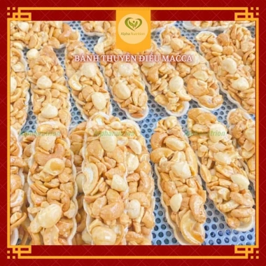 Bánh thuyền điều macca 500g Alpha Nutrition - Ăn kiêng, ăn vặt, giá 236.000₫ 2
