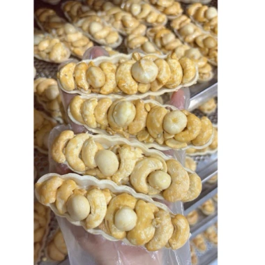 Bánh Thuyền Điều Macca Không Đường 500gr - Hạt Ngũ Cốc Dinh Dưỡng - Giá 199k (Giảm 20%)