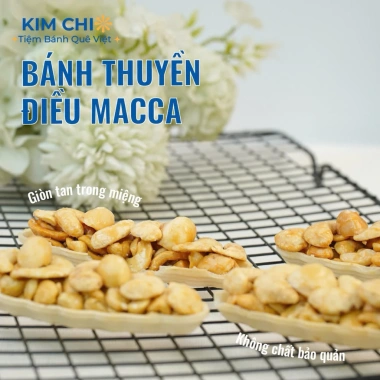Bánh Thuyền Điều Macca Không Đường 500gr - Hạt Ngũ Cốc Dinh Dưỡng - Giá 199k (Giảm 20%)
