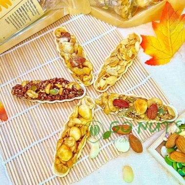 Bánh Thuyền GO NUTS 500g - hạnh nhân, hạt, gạo lức, điều macca, phô mai - 297.800₫ 8