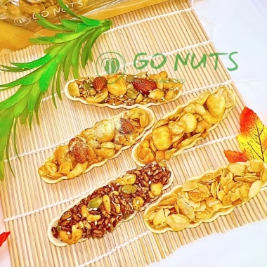Bánh Thuyền GO NUTS 500g - hạnh nhân, hạt, gạo lức, điều macca, phô mai - 297.800₫ 9