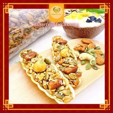 Bánh thuyền granola 250g Alpha Nutrition – Ăn kiêng, ăn vặt healthy, giá 129.500 VND 8 Bánh thuyền granola 250g Alpha Nutrition – Ăn kiêng, ăn vặt healthy, giá 129.500 VND 8
