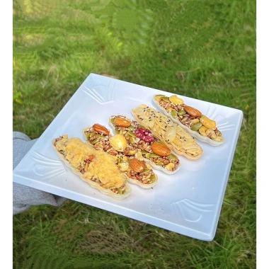 Bánh Thuyền Hạt Chà Bông Macca Hạnh Nhân 5 Vị Mix 250g (10 bánh) - Ăn Kiêng Healthy, Giảm 68k 2