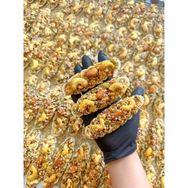 Bánh Thuyền Hạt Chà Bông Macca Hạnh Nhân 5 Vị Mix 250g (10 bánh) - Ăn Kiêng Healthy, Giảm 68k 3