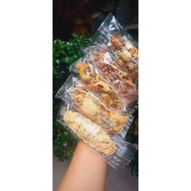 Bánh Thuyền Hạt Chà Bông Macca Hạnh Nhân 5 Vị Mix 250g (10 bánh) - Ăn Kiêng Healthy, Giảm 68k 9