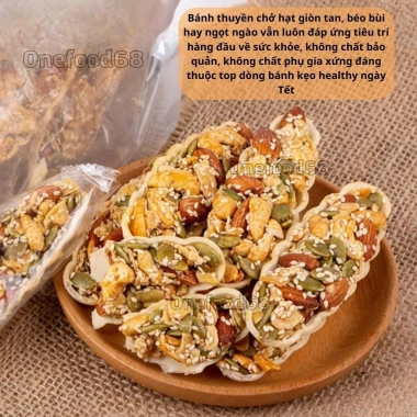Bánh Thuyền Mix Hạt Healthy 500g - Macca Onefood68, Ăn Kiêng, Giá 98.000 VND 3 Bánh Thuyền Mix Hạt Healthy 500g - Macca Onefood68, Ăn Kiêng, Giá 98.000 VND 3