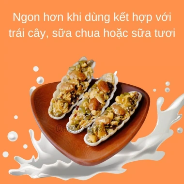 Bánh Thuyền Mix Hạt Healthy 500g - Macca Onefood68, Ăn Kiêng, Giá 98.000 VND