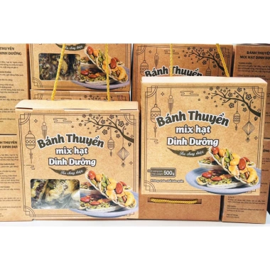 Bánh thuyền ngũ cốc 500g mẫu hộp Tết – xách sang, giảm giá 115.500đ 3 Bánh thuyền ngũ cốc 500g mẫu hộp Tết – xách sang, giảm giá 115.500đ 3