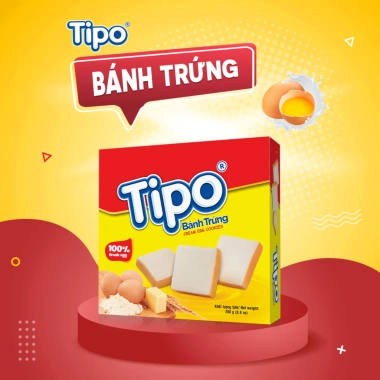 Bánh Tipo Trứng Nướng Vị Sữa 500g Hữu Nghị Giá chỉ 70.560 VND Giảm ngay 16%