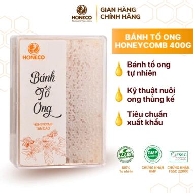 Bánh tổ mật ong HONECO 400g – Mật ong hoa tự nhiên, giá chỉ 150.000 VND