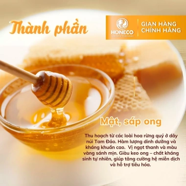Bánh tổ mật ong HONECO 400g – Mật ong hoa tự nhiên, giá chỉ 150.000 VND