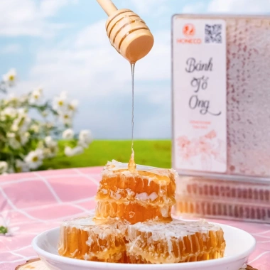 Bánh tổ mật ong HONECO 400g – Mật ong hoa tự nhiên, giá chỉ 150.000 VND