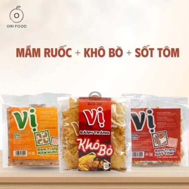 Bánh Tráng 3 Vị HCM Gà Cay, Tỏi Ớt, Mắm Ruốc, Khô Bò, XO – 109k, Đậm vị chuẩn gu 8 Bánh Tráng 3 Vị HCM Gà Cay, Tỏi Ớt, Mắm Ruốc, Khô Bò, XO – 109k, Đậm vị chuẩn gu 8