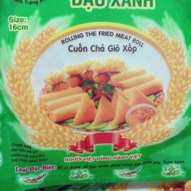 Bánh tráng bò bía đậu xanh 5 gói - Bánh đa nem cuốn chả giò giòn xốp, chỉ 39.900₫ Bánh tráng bò bía đậu xanh 5 gói - Bánh đa nem cuốn chả giò giòn xốp, chỉ 39.900₫