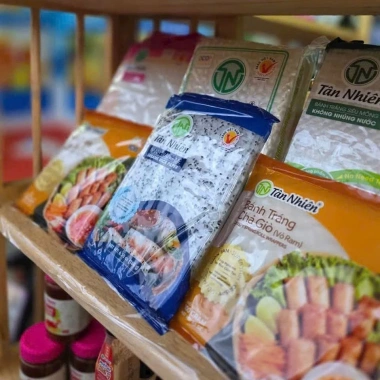 Bánh tráng chả giò Tân Nhiên 100gr - Vỏ ram giòn vàng, nem rán ngon, 15.000 VND 5