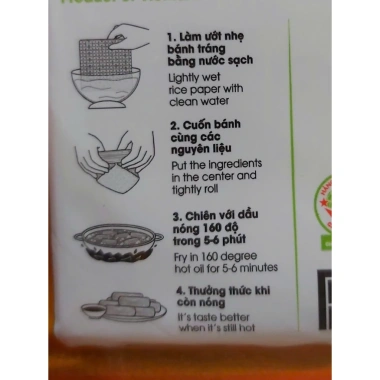 Bánh tráng chả giò Tân Nhiên 100gr - Vỏ ram giòn vàng, nem rán ngon, 15.000 VND 6
