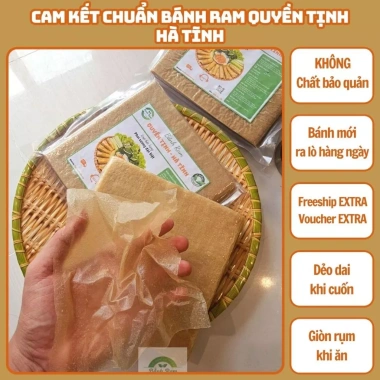Bánh tráng cuốn chả giò Hà Tĩnh 500g Hút Chân Không - Loại NGON, giá chỉ 15.000đ