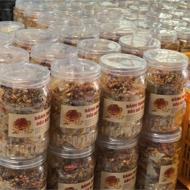 Bánh Tráng Dẻo Bò Tỏi Cay 500gr Hũ - Ăn Vặt Su Xoắn Giảm Giá 109k 2