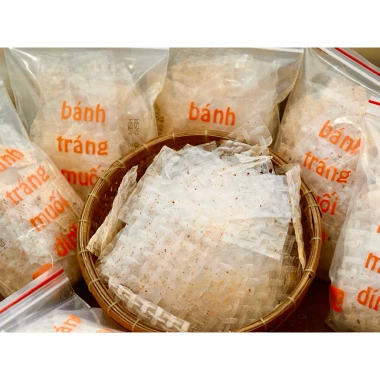 Bánh Tráng Muối Dính Đặt Biệt – Dẻo, Giòn, Gió, Giá chỉ 15.400 VND, giảm ngay