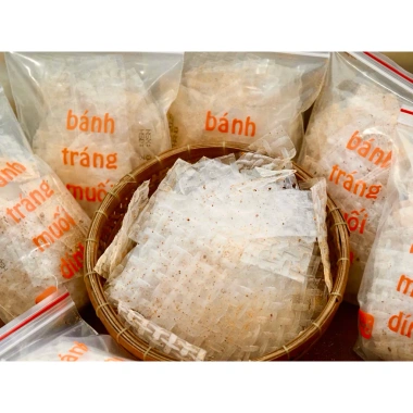 Bánh Tráng Muối Dính Đặt Biệt – Dẻo, Giòn, Gió, Giá chỉ 15.400 VND, giảm ngay