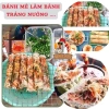 Bánh tráng nhúng nước mè đen Quảng Ngãi 500g - Giá ưu đãi 34.000đ, thơm giòn 6