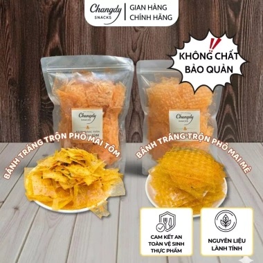 Bánh Tráng Phô Mai 500g 2 Vị Tôm & Mè Changdy - Đồ Ăn Vặt Giòn, Giá 84.000₫