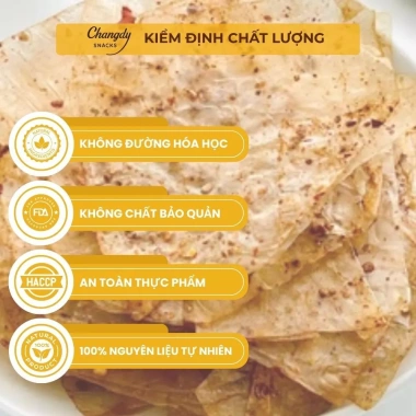 Bánh Tráng Phô Mai 500g 2 Vị Tôm & Mè Changdy - Đồ Ăn Vặt Giòn, Giá 84.000₫