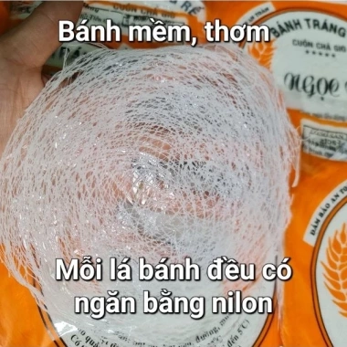 Bánh Tráng Rế Ngọc Ý 75g - Vỏ Đa Nem Siêu Giòn, Không Vỡ Nát, Giá 15.000đ 3 Bánh Tráng Rế Ngọc Ý 75g - Vỏ Đa Nem Siêu Giòn, Không Vỡ Nát, Giá 15.000đ 3