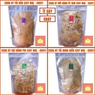 Bánh Tráng Tây Ninh Trộn 250g Vị Mới Hành Phi, Xike, Phô Mai, Muối Tiêu Cay - Ăn Vặt 30k